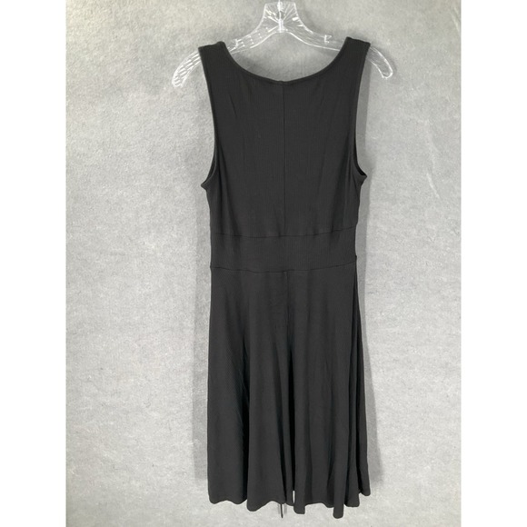 Torrid Dress Women 1x Black Corset Tie Sleeveless‎ Ribbed Flowy Stretch Peasant - Picture 16 of 16